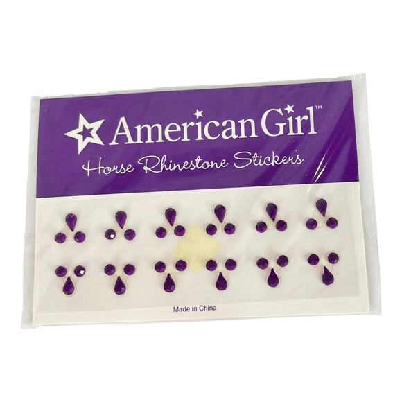 VTG American Girl Horse Hair Extension Pick Hoof Stickers & Stone Jewel Stickers - Picture 3 of 5